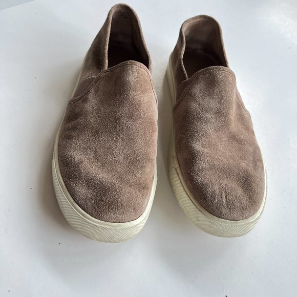 Vince Blair 5 Slip-On Fashion Sneaker Womens Size 6.5M Brown Suede Slip … - Picture 2 of 6